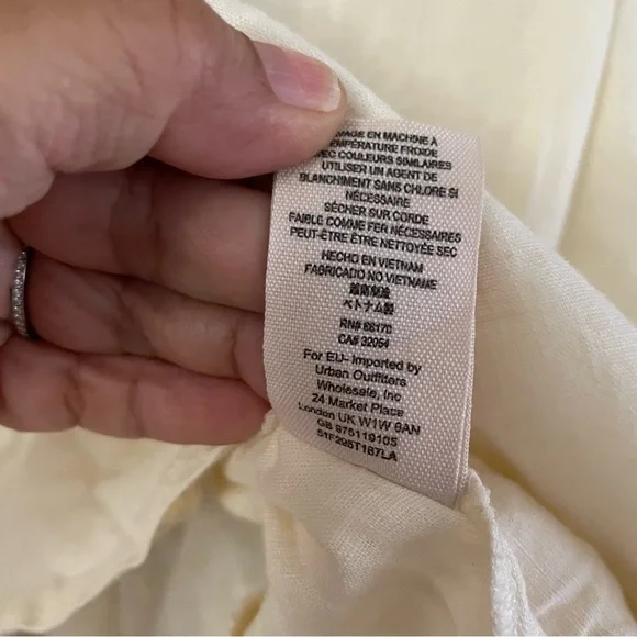 Free People Just Cruisin Pullover Top Blouse Ivory $98 Women's Sz‎ XS NWT B11 - Picture 5 of 12